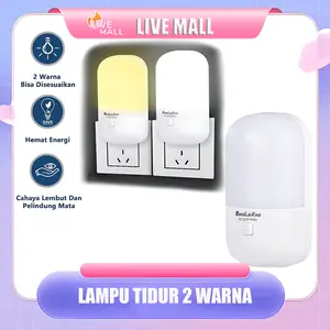 LAMPU TIDUR / LAMPU HEMAT ENERGI / LAMPU TIDUR 2 WARNA PUTIH DAN WARM WHITE