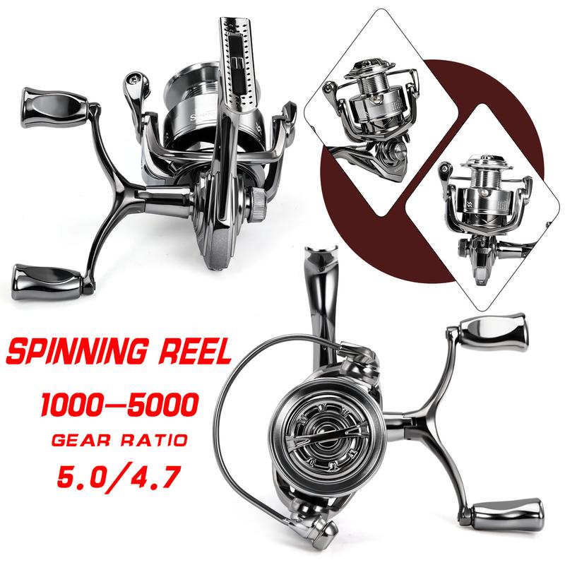 Product Introduction of Sougayilang Reel Pancing Double Handle 1000-5000 Spinning Reel Metal Roda 13