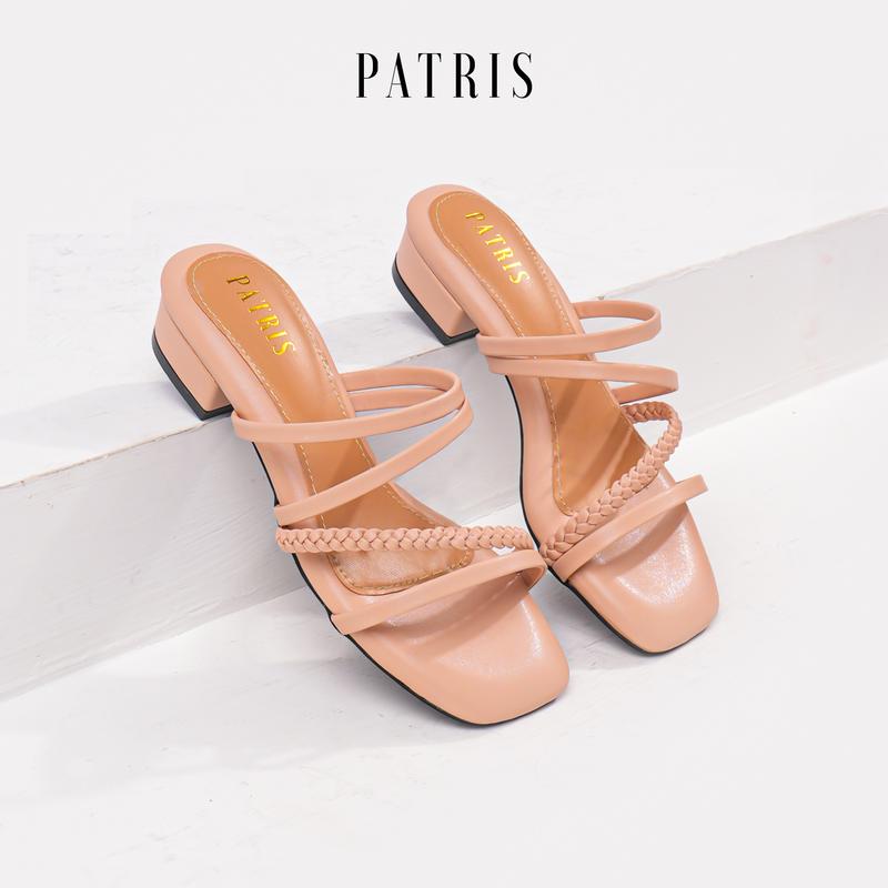 PATRIS Edrea Sandal Wanita Heels / Hak 3 Cm Black 6