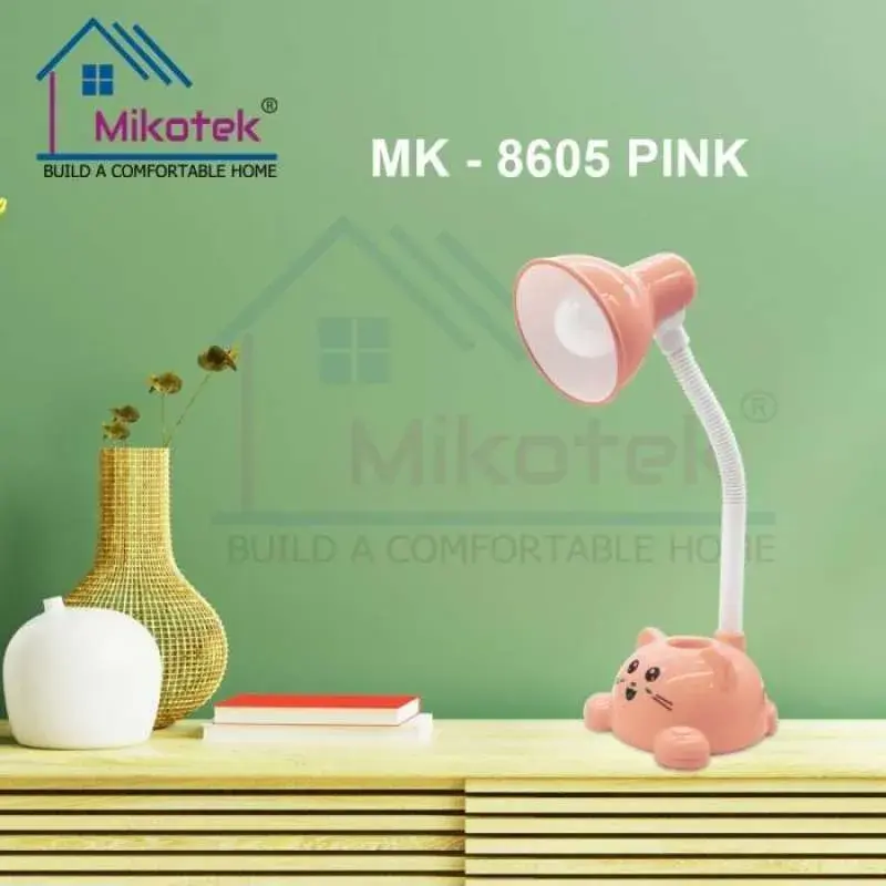 MIKOTEK LAMPU BELAJAR MODEL KUCING MK-8605 CAT DESK LAMP MK-8605 LAMPU KERJA/LAMPU LAMPU TEMPAT PENSIL LAMPU TIDUR KARAKKTER 5