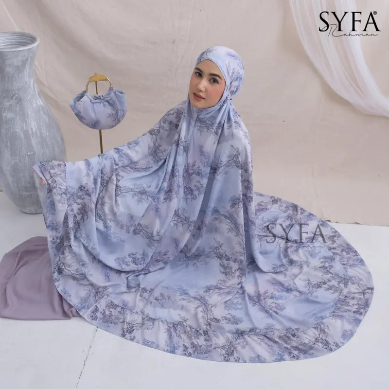 Syfa Rahman - Mukena Dewasa Motif Lasercut | Hameeda Series 8