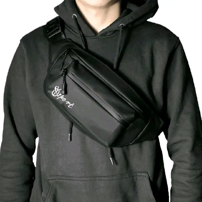 Tas SLEMPANG pria wanita anti air Tas distro WATERPROOF bag tas dada tas pinggang keren cowok crossbody premium 1