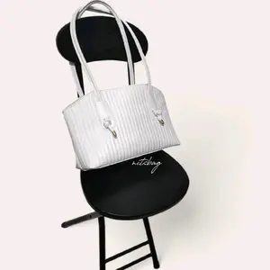 Nitsbag Tas Wanita Bahu Selempang Totebag Cewek Motif Salur