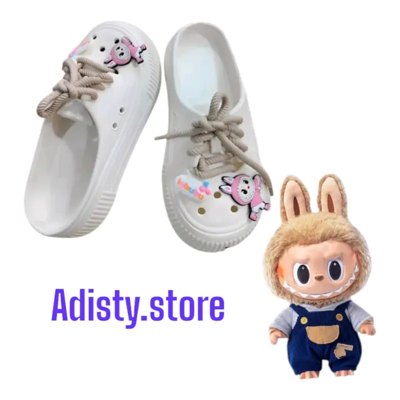 sepatu tali wanita labubu kekinian cantik 1