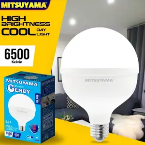BOHLAM/LAMPU LED 60W 50W 40W 30W 20W 15W 10W 5W MITSUYAMA GEMOY SERIES - CAHAYA PUTIH