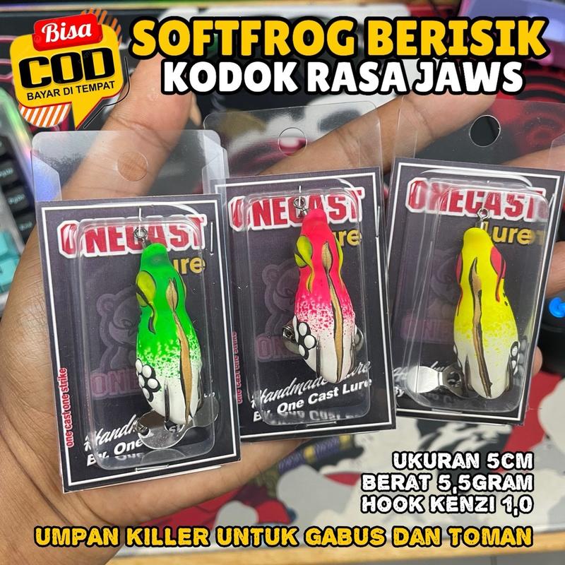 SOFTFROG BERISIK 5CM / SOFTFROG RASA JAWS / SOFTFROG GABUS DAN TOMAN 0