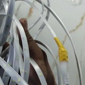 [MAX] Paket Lampu HLS-5050 SMD [SIAP PAKAI] /Lampu LED Strip Leadless SMD PVC IP65 Waterproof/ Lampu Hias Anti Air/Sudah Termasuk Soket