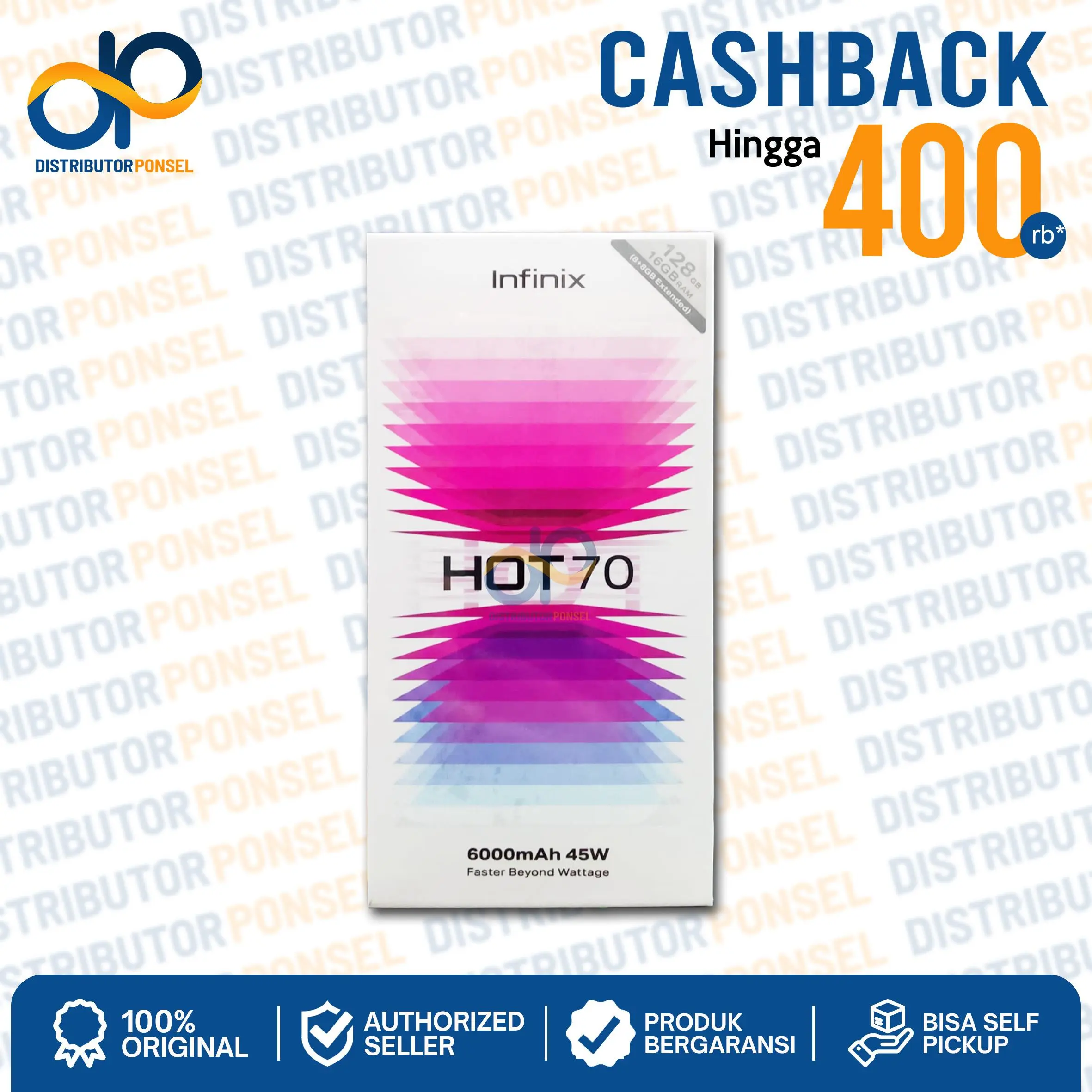 [LIVE] Infinix Hot 70 6/128GB 8/128GB HP Android Phone Garansi Resmi Not 60 Pro 60i