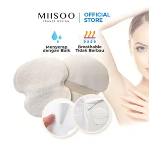 MIISOO Bantalan Penyerap Keringat Ketiak Pad ketek Anti Basah keringant Sekali Pakai