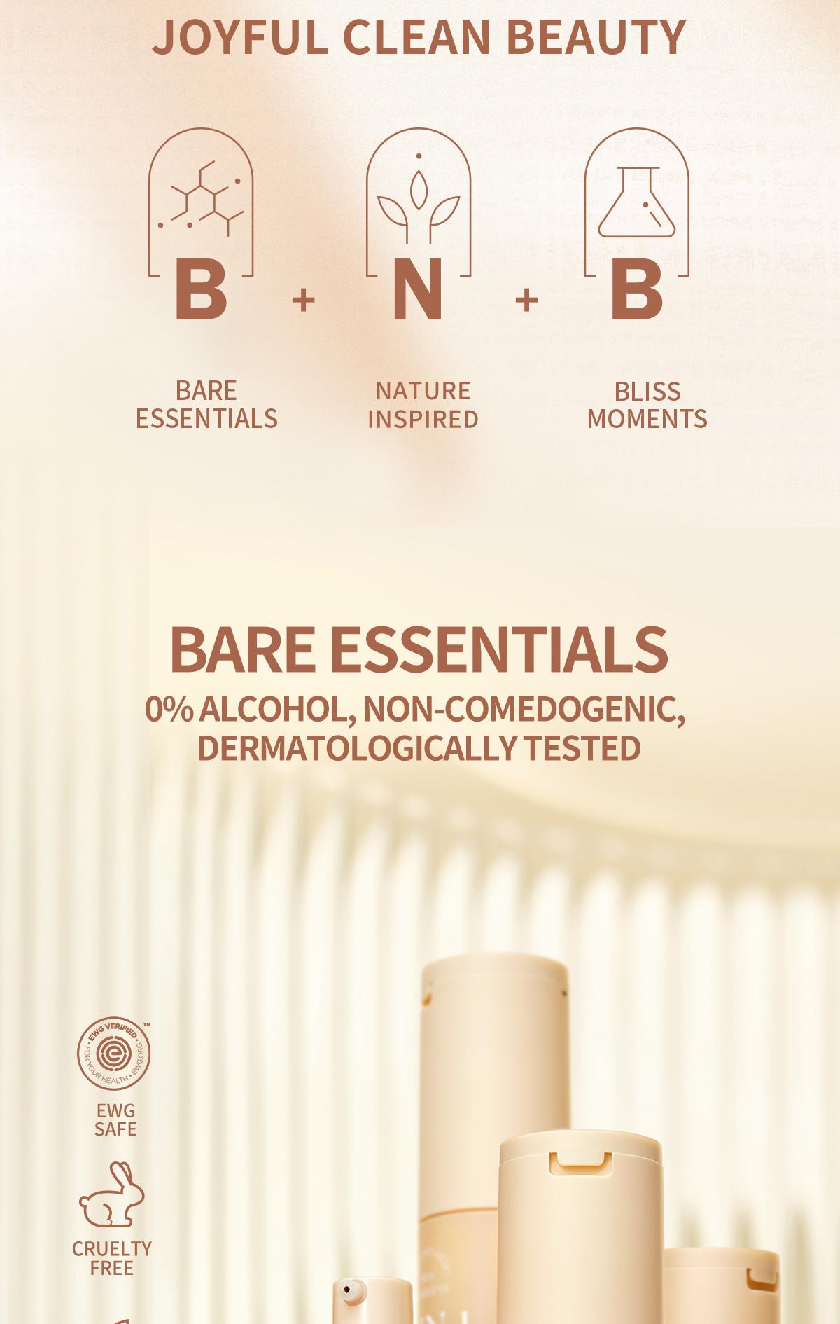BNB barenbliss Bloomatte Stay Confident 2-in-1 Foundation | Foundation & Concealer, Tahan Lama 16 Jam, Waterproof & Sweatproof, Natural-Matte Finish, SPF 50 PA+++