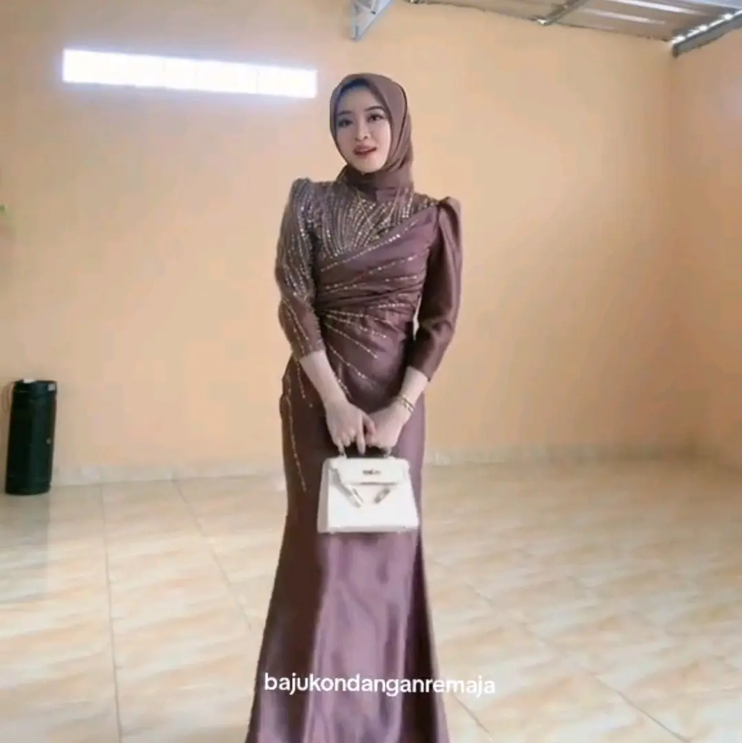Diva Dress - baju kondangan wanita kekinian dress pesta mewah burkat dress Kondangan remaja kekinian Gamis Muslim Lebaran Gaun Simple Maxi Silk