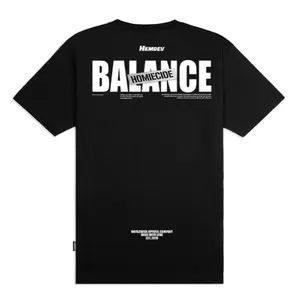 Hemdev Tshirt Homiecide Black Tees Katun
