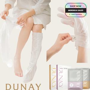 [FREE GIFT] DUNAY HALAL Patented Technology Star ingredients CRYSTALIDE Brightening Soothing Wedding Hand&Foot Mask Pack - Tangan Panjang Extended Handmask&Footmask  Whitening 15-Minute Hand Treatment for Soft and Radiant Skin Moisturized SPA Treatment