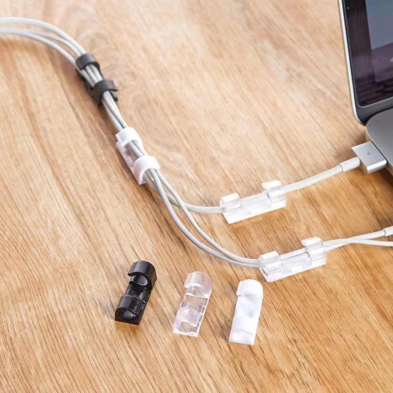 Product Introduction of Cable Organizer clip, desktop workstation, wire manager, cord holder, for USB charging data line, bobbin, cable management 1