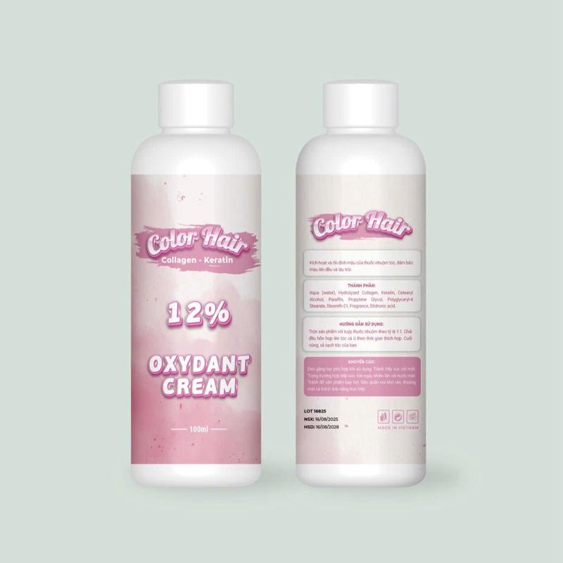    Chính Hãng   Oxy Trợ Nhuộm Tóc hair color   6% 9% 12%   Pha Cùng Thuốc Nhuộm Tóc 
