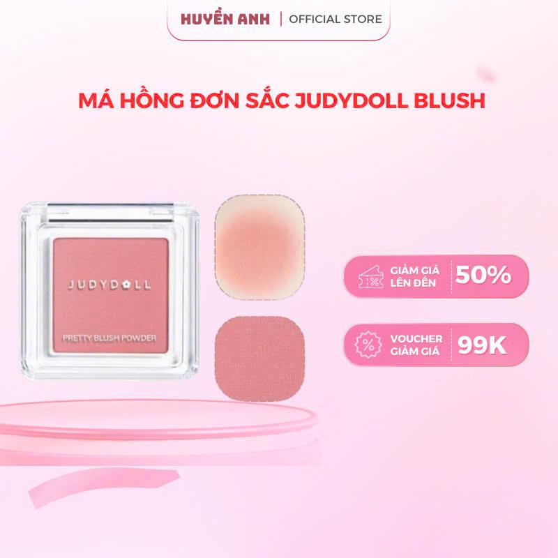 Phấn Má Hồng Đơn Sắc JUDYDOLL Blush Powder Mịn mờ Chuẩn màu Tiệp da Bền màu 2g