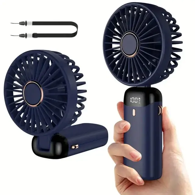 Kipas Angin MINI LED Display Digital Fan Pc - kipas angin kencang dan bagus 2 variasi kipas  mini 0