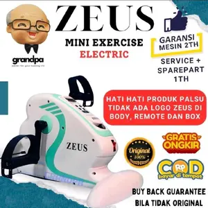 Promo Terbatas - PROMO DISKON Original Zeus Mini Bike Elektrik Manual Sepeda Statis Sepeda Olahraga Otot Kaki Alat Terapi Stroke - Zeus Elektrik