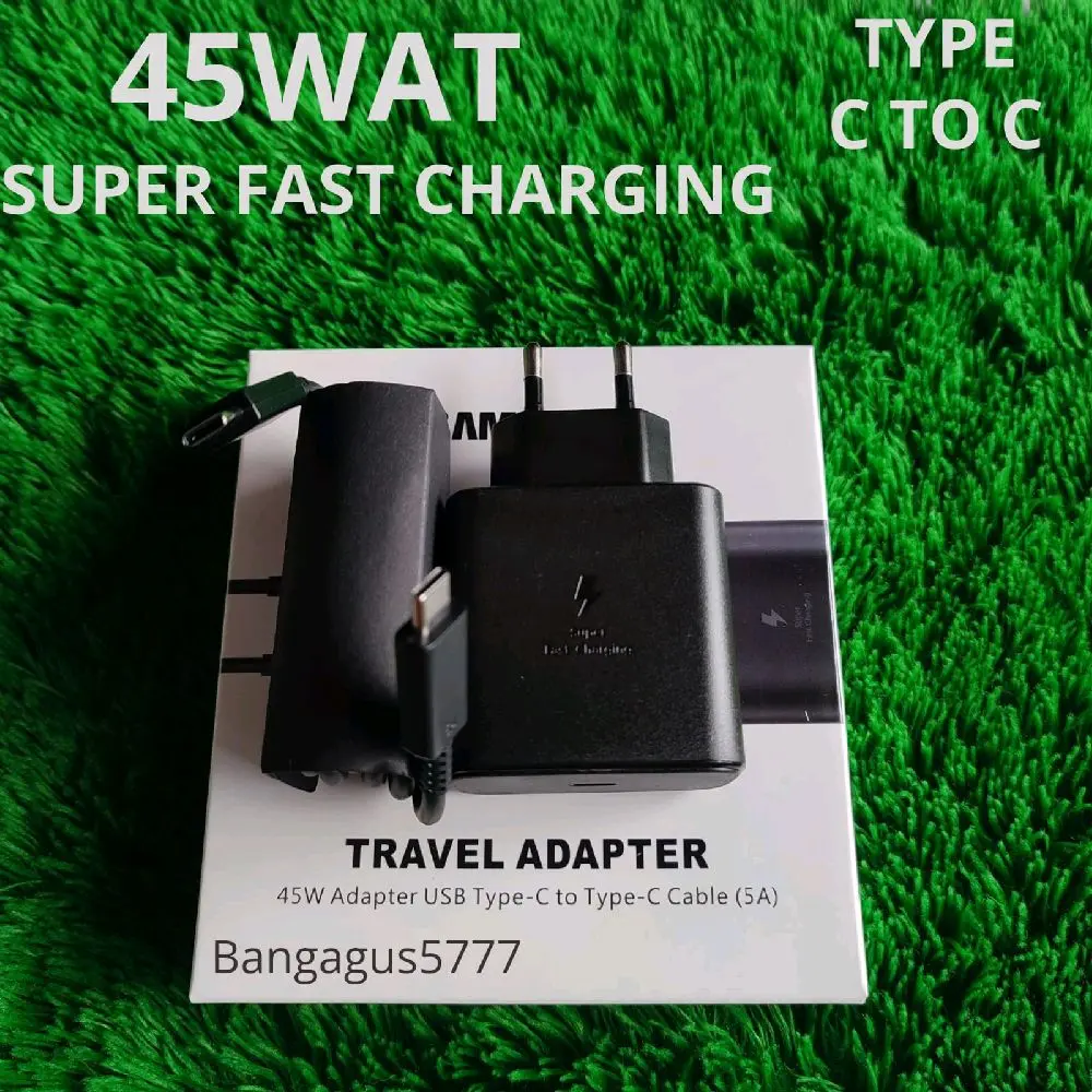 CHANGER SAMSUN9 NOTE 10 10+ 45WATT SUPER FAST CAHRGING C TO C ORIGINAL