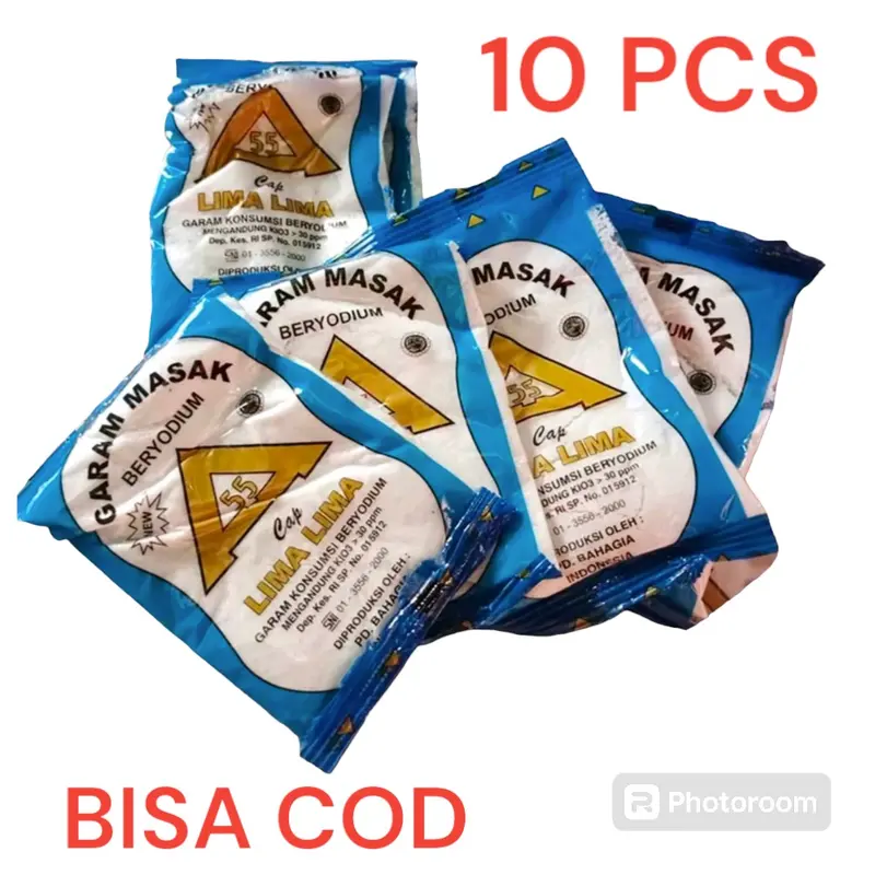 Diskon brutal 10 pcs Garam Masak Halus Beyodium COD - Bahan Makanan - Salt Masakan 1