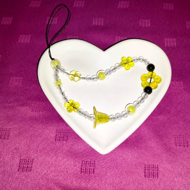 Accesoris Gantungan HP manik manik 2