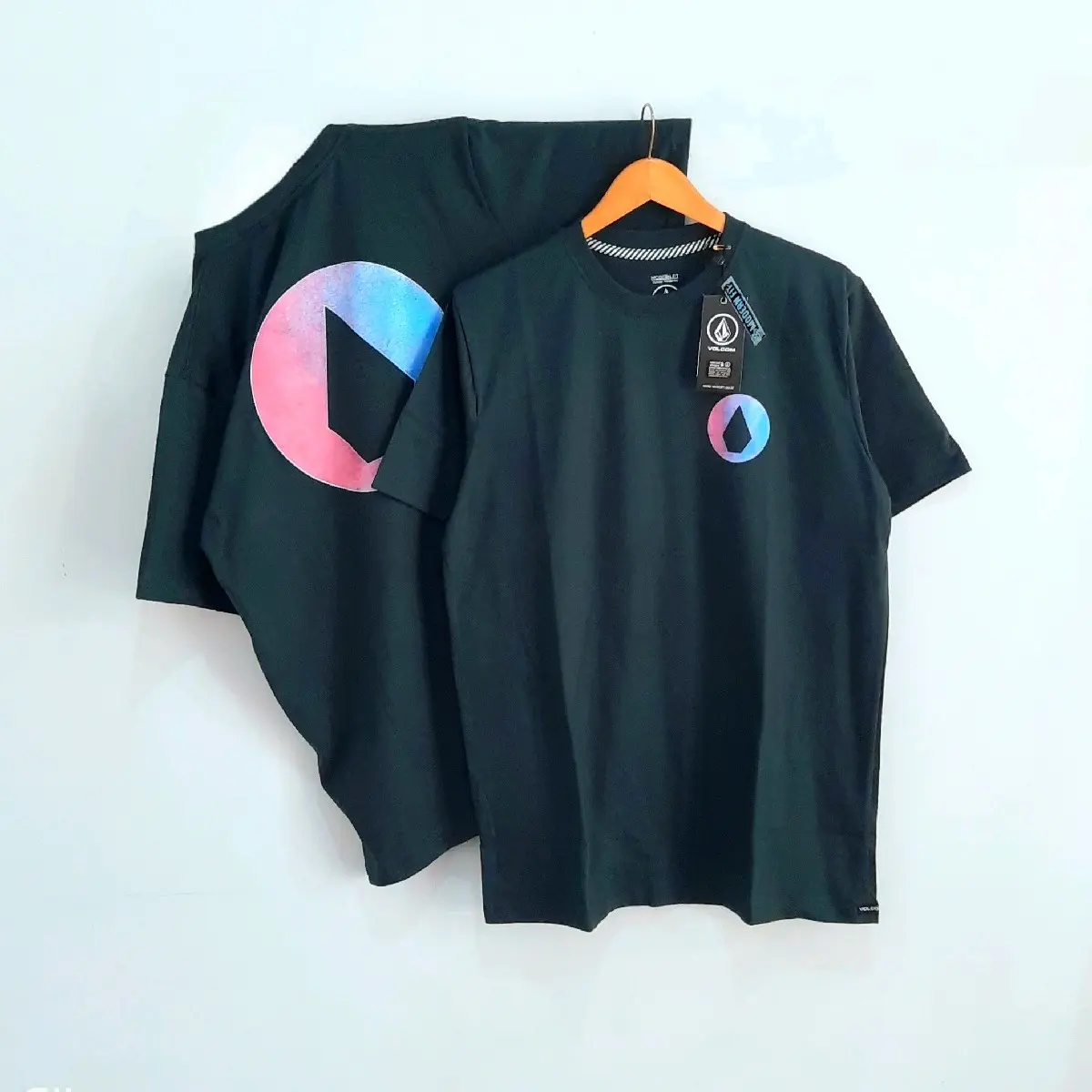 KAOS DISTRO UNISEX CATTON  COMBED REAKTIF HIJAU BOTOL SLIME FIT MODERN