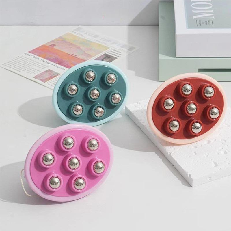 7 Beads Alat Pijat Badan Body Massage Pembuka Sumbatan Meridian Roller Pijat Seluruh Tubuh R59 - Warna acak