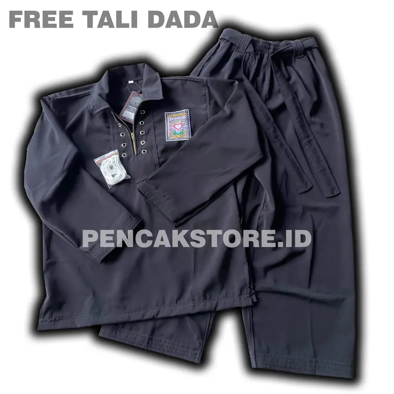 Sakral RESLETING PSHT SEMI JETBLACK DAN SUPER JETBLACK + BED IPSI DAN BENDERA free sticker 1