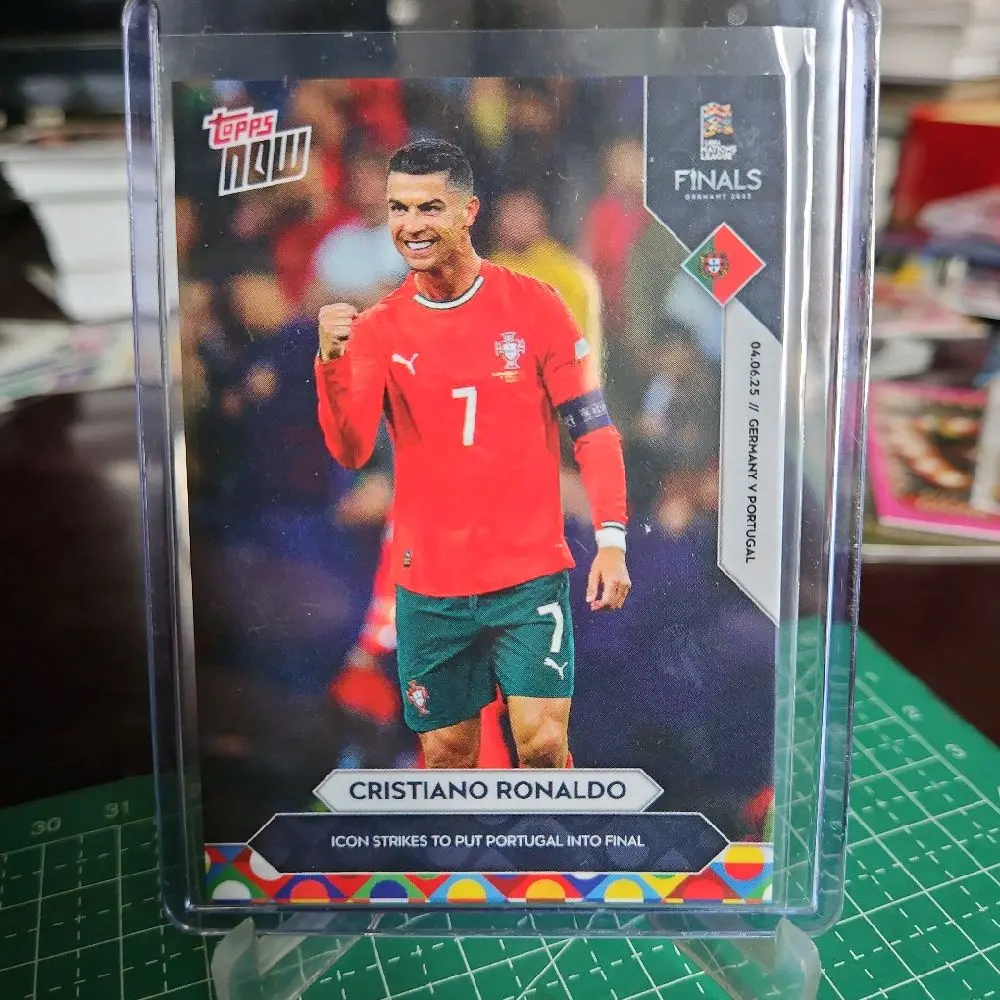 ronaldo strikes to final topps now