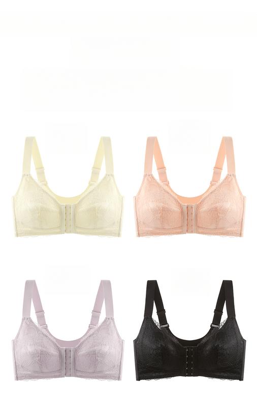 Product Introduction of 【UfurSkin】34-44BCD New plus-size lace underwear Thin bra with small bra women's thin cup bra retraction breast top support brawomenswearladycomfortbridalbasicminimalist----916# 8
