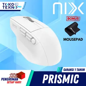 NIX Prismic Mouse OME119 / OME-119 Mouse Wireless Bluetooth Dual Mode Silent Click Rechargeable