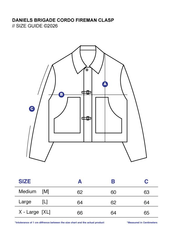 Daniels- Brigade Denim Fireman Clasp Jacket
