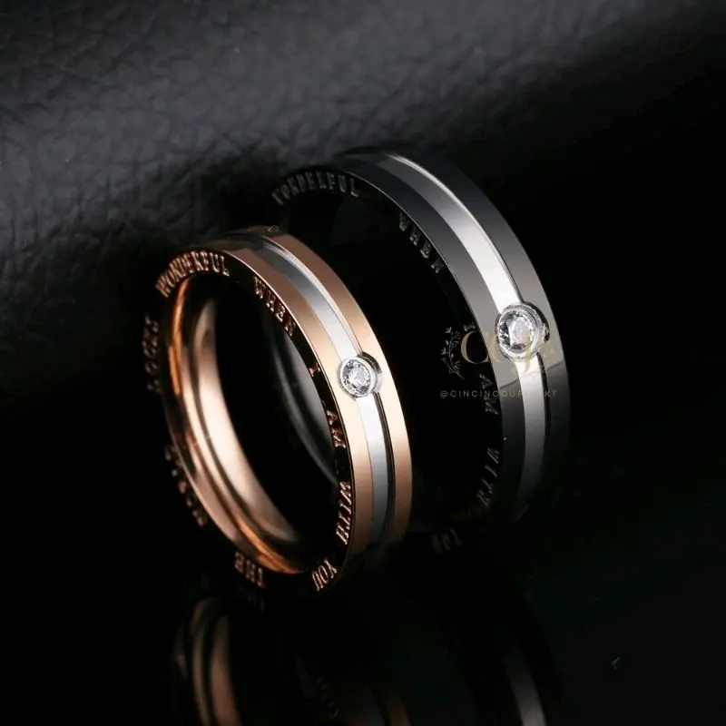 Cincin Kawin Couple Titanium Terbaru 2024