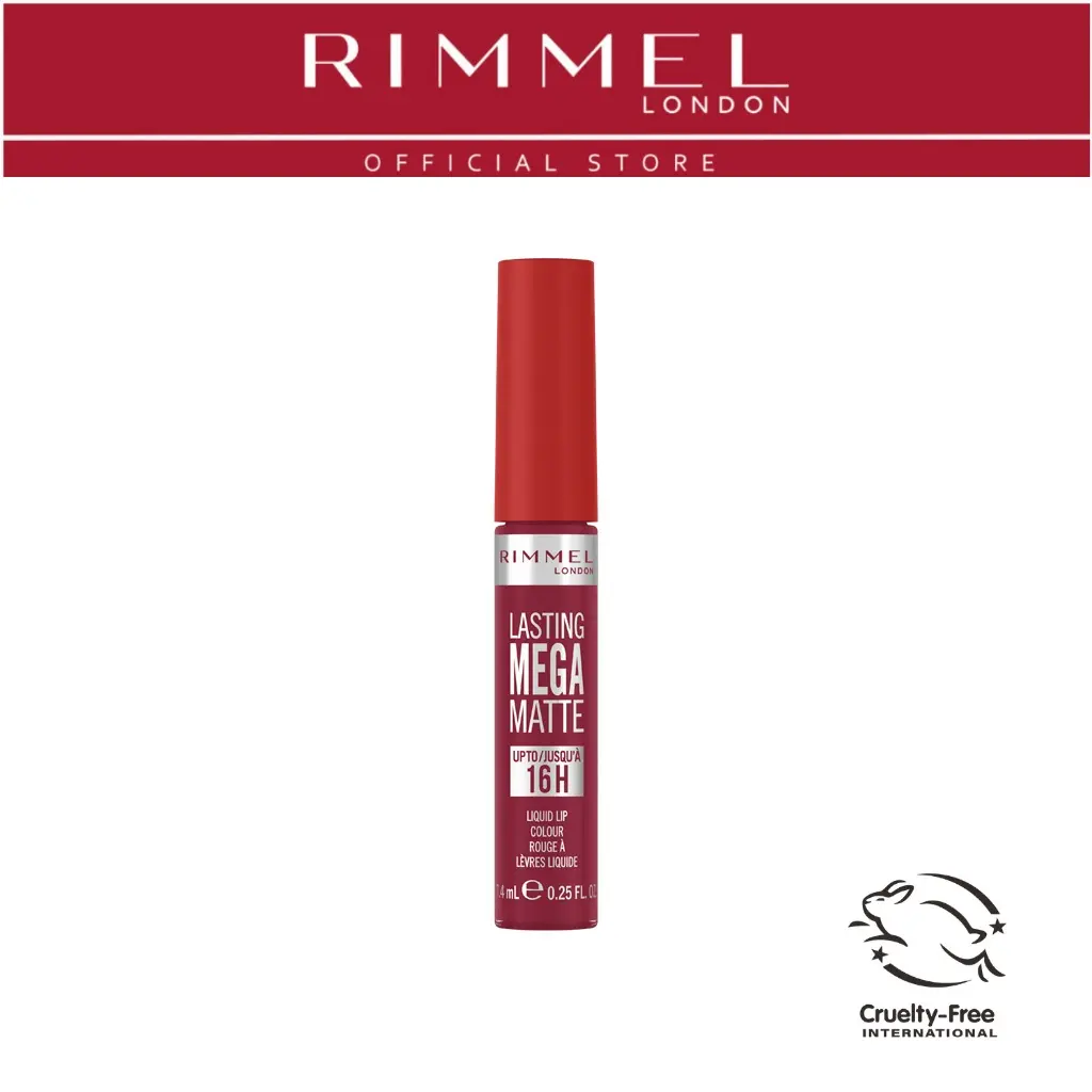 Rimmel Lasting Mega Matte Liquid Lipstick Tahan Lama Waterproof Lipcream Lipstik Bibir