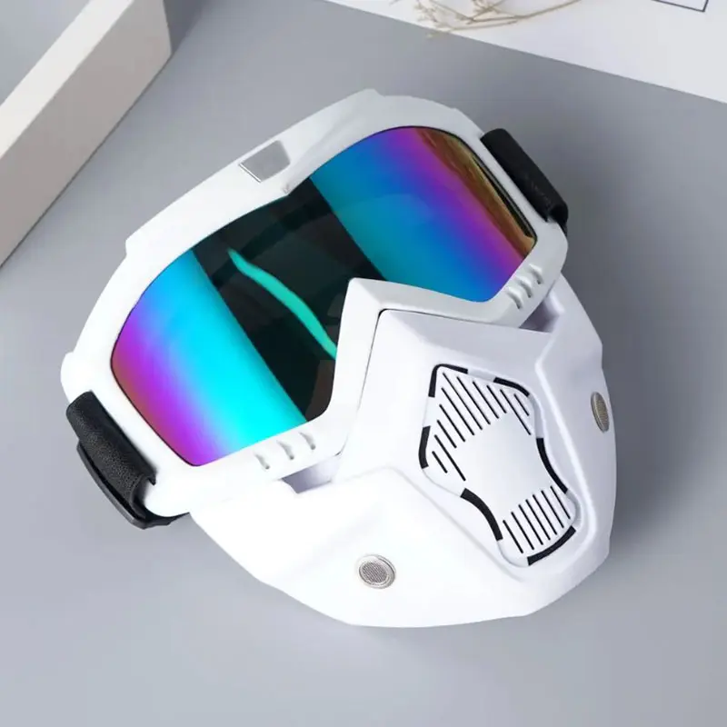 SYSTECH Kacamata Motocross MTB ATV Ski Goggles with Mouthpiece - DH-161