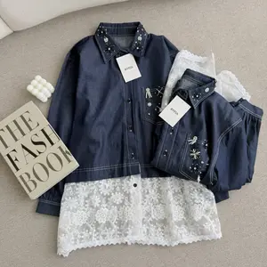 BYFIA Diera Lace Beads Blouse / Atasan Wanita Terbaru Kemeja Payet Bestseller Cewek