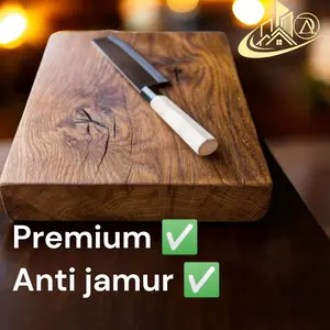 Talenan KAYU JATI Anti jamur minimalis P*40-30 L*30-25-20 T*3-3,5cm