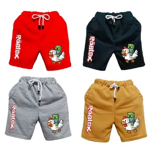 Celana Pendek Anak Perempuan Dan Laki-laki -1-9 Tahun-Motif Roblox Lucu Fashion Gambar