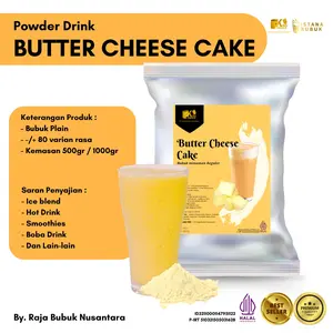Bubuk Minuman King Powder Rasa Butter Chesee Cake Serbuk Minuman Kue Keju