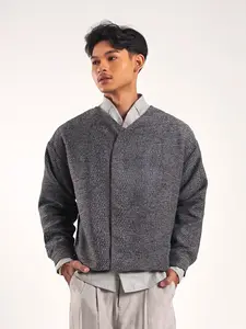 HANEUM - Outer Beskap LeVouge Outer Cardigan Jaket Formal Casual, Tanpa Kancing