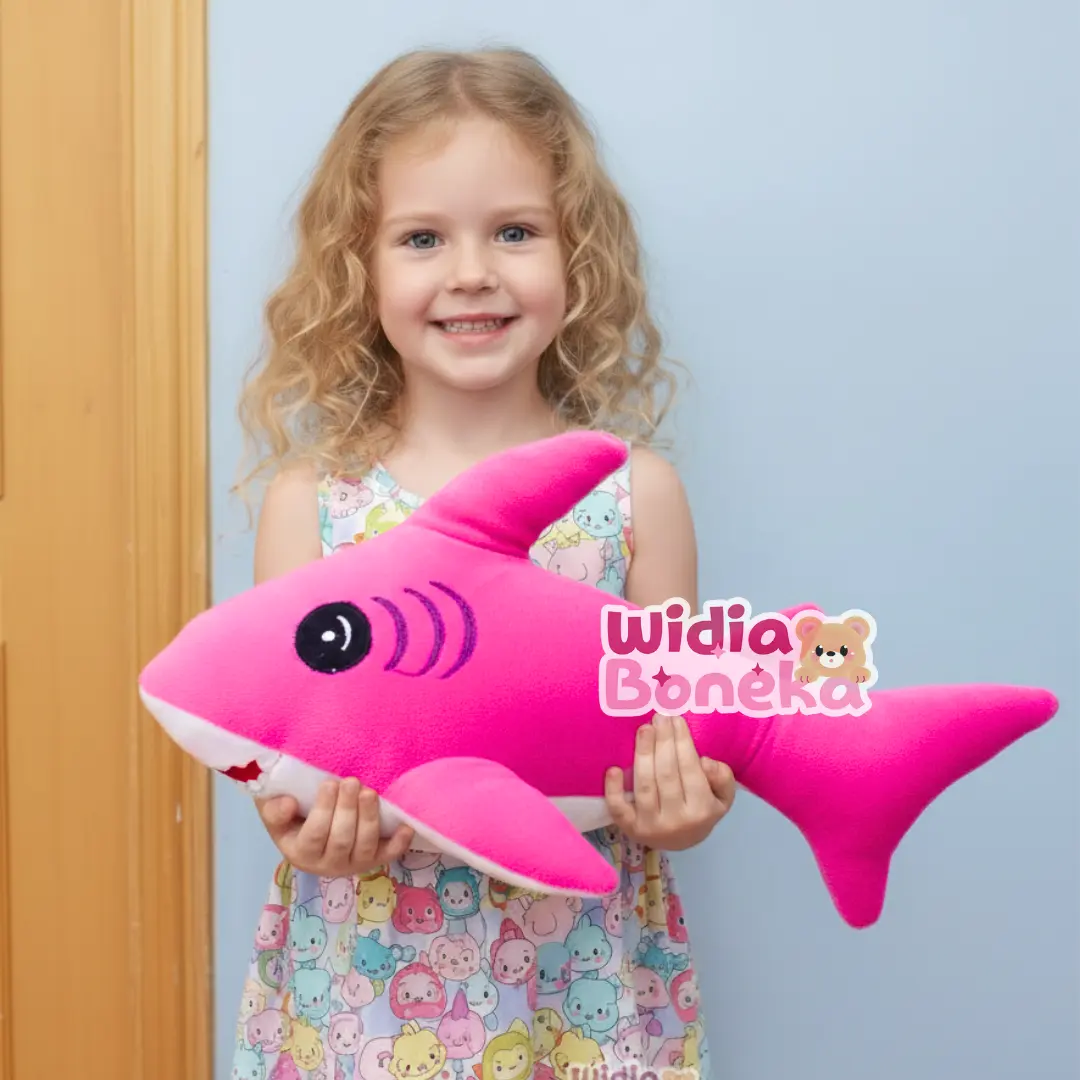 Boneka Baby Shark Ikan Hiu Lucu Kado Dolls Plastik
