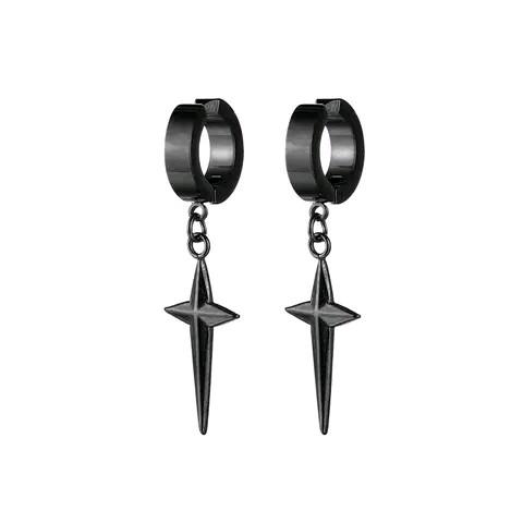 Anting Bintang Aeronshiki Terbaru Anti Karat dan Luntur untuk Pria dan Wanita - Earrings Hadiah 0