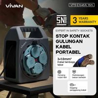 Gambar VIVAN Kabel Roll 10/15 Meter Heavy Duty 3250W SNI Tahan Api - Kabel Gulung Proyek Tembaga Murni VPS-E1044A E1045A Garansi Resmi 3 Tahun - 10 METER dari vivanindonesia Kab. Tangerang 3 Tokopedia