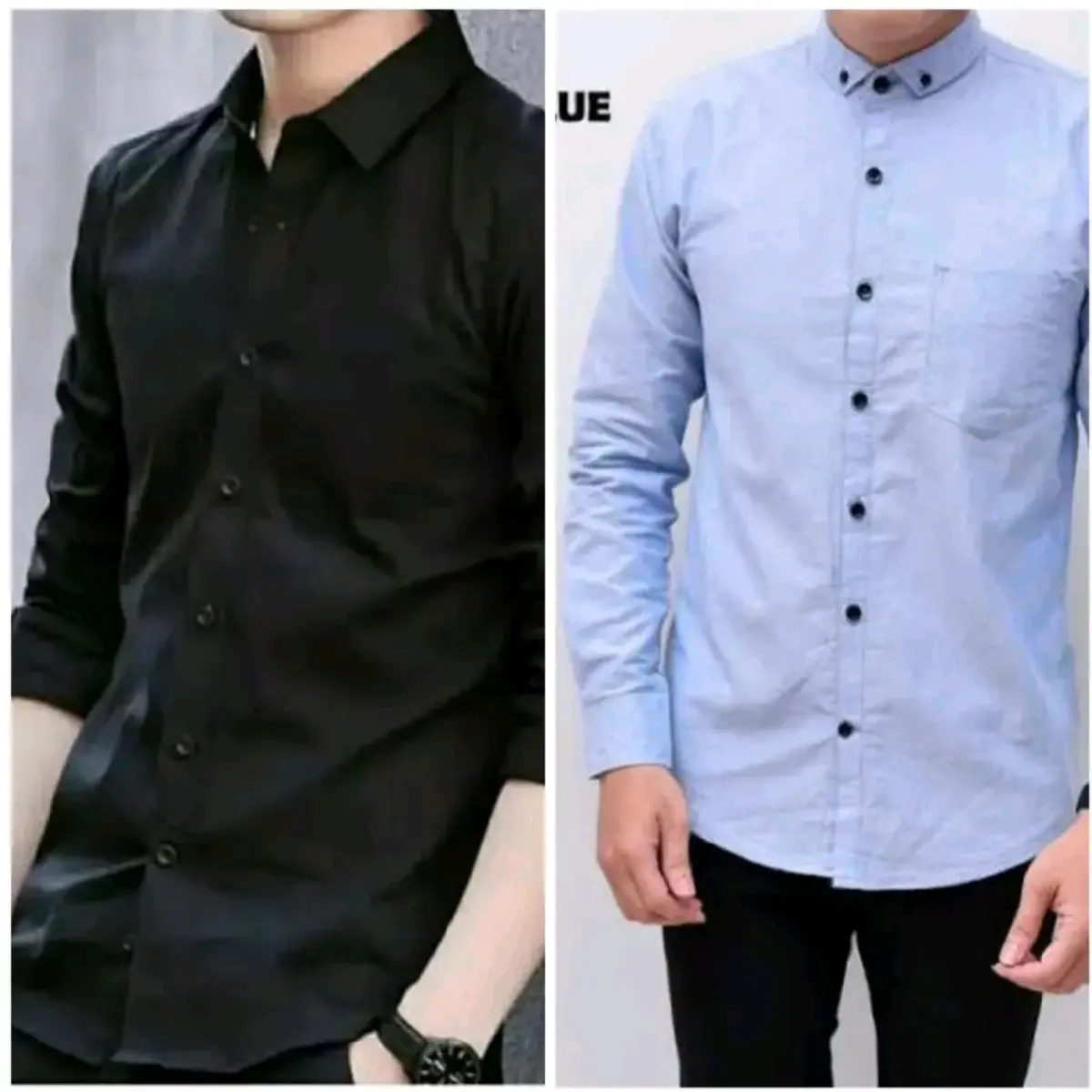 Hitam Soft blue