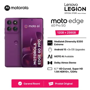MOTOROLA EDGE 60 PRO 5G 12GB 256GB - 19 MotoAI - Dimensity 8350Extreme - 6.7"4D Curved Display - MIL810H - 50MP LYT700C, 50MP UW/Macro + 50xZoom - 50MPSelfie - 6000mAh - Dolby
