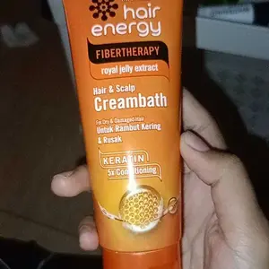 Makarizo Hair Energy Fibertherapy Hair & Scalp Creambath 5X Conditioning Royal Jelly Extract 100 mL