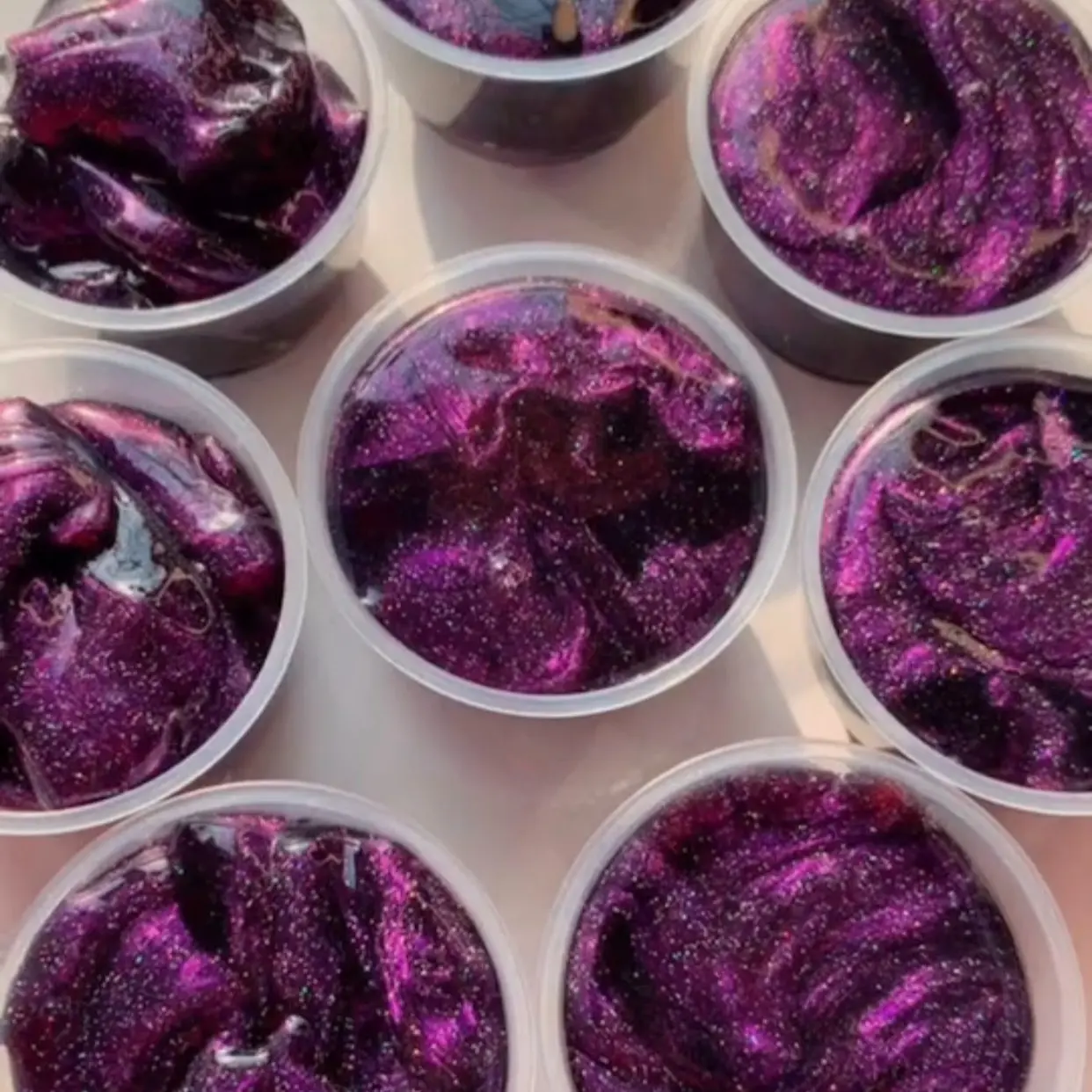 mainan slime purple midnight