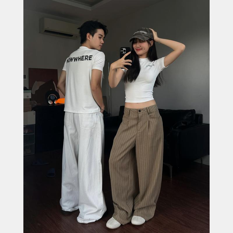 Tinh tế & thời trang Áo Thun From Tôn dáng NAM/ NỮ KHÔNG ôm body CHẤT LIỆU THUN COTTON Dễ phối tui quang day huta menswear