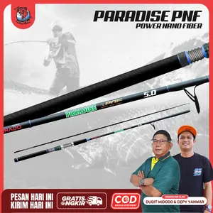 Tornado Joran Paradise II Power Nano Fiber PNF Handle Full EVA Ringan Kuat Garansi 1 Tahun Mancing Pancing Laut | J2F