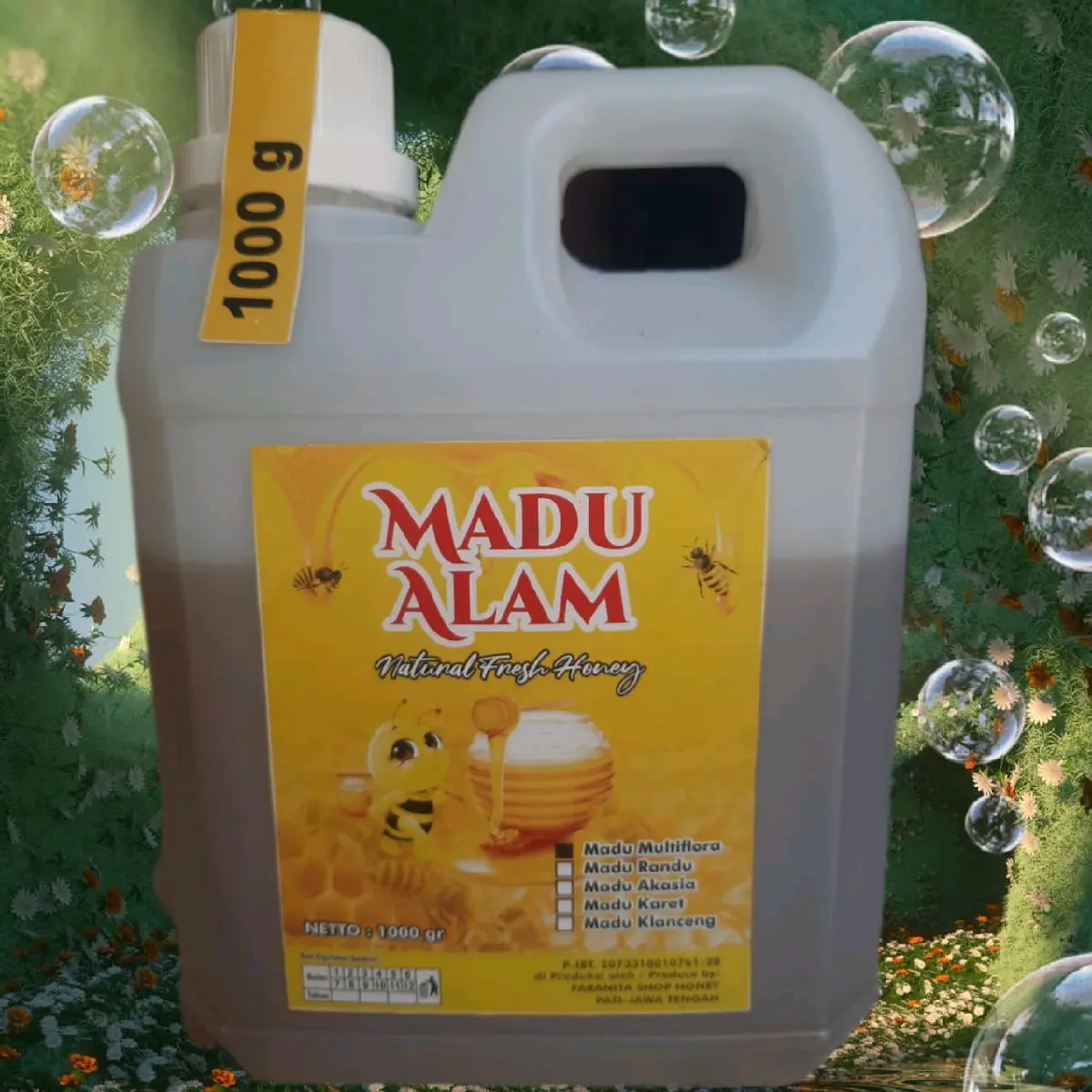 madu murni nektar multiflora 1 kg kental Manis